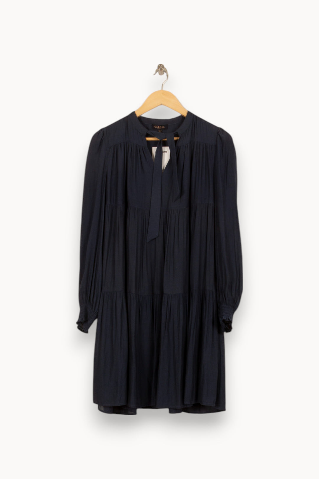 Robe Midi Bleue - Taille XS/34 de la marque Caroll | PARAD27458 - Vendu par Paradigme - Image 2