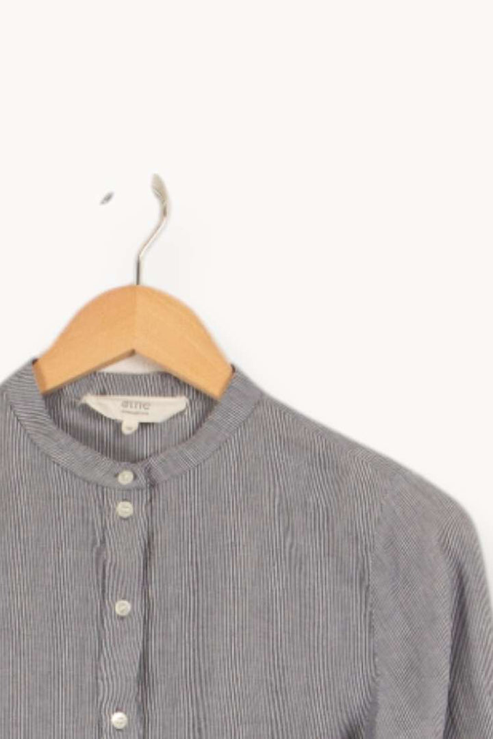 Chemise bleue rayée - Taille S/36