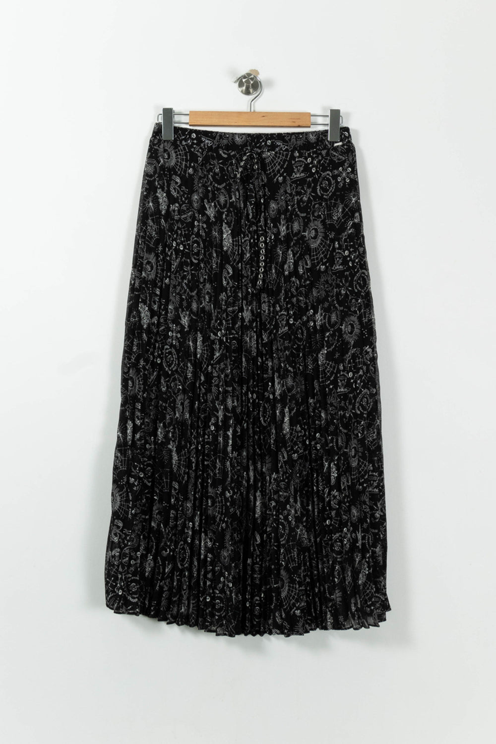 Jupe Plissée Noire et Grise - Taille L/40 de la marque IKKS | PARAD27473 - Vendu par Paradigme - Image 2