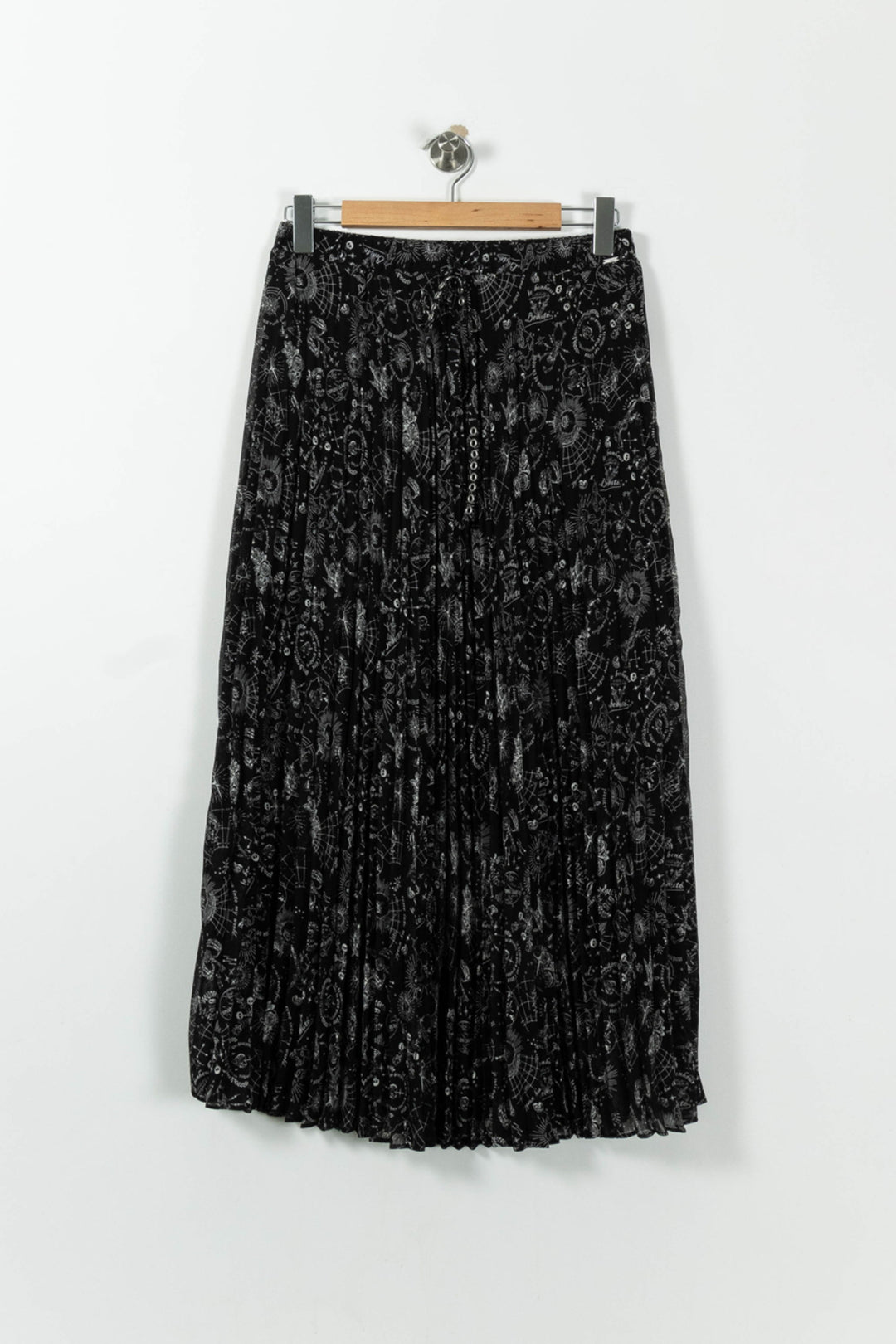 Jupe Plissée Noire et Grise - Taille L/40 de la marque IKKS | PARAD27473 - Vendu par Paradigme - Image 2