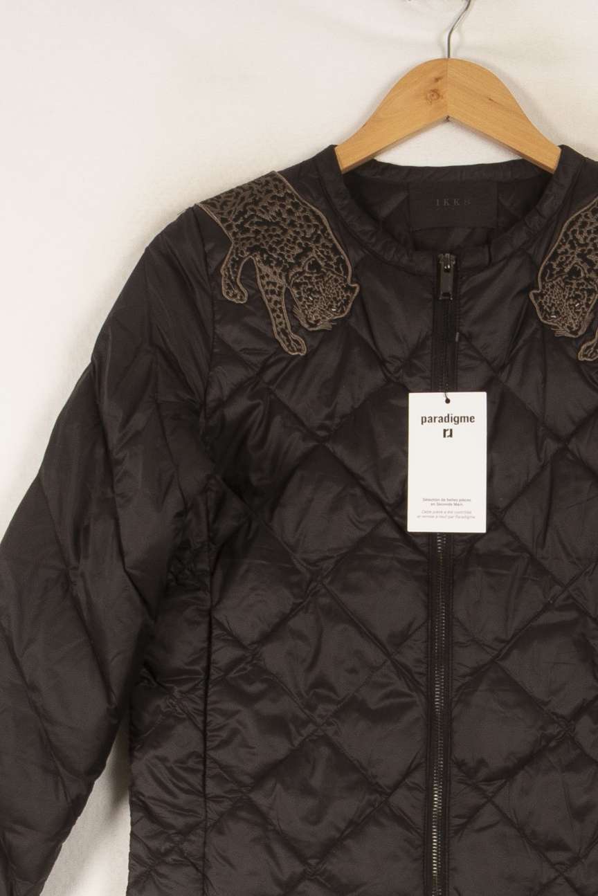 Doudoune Noire - Taille S/36 de la marque IKKS | PARAD27474 - Vendu par Paradigme - Image 3