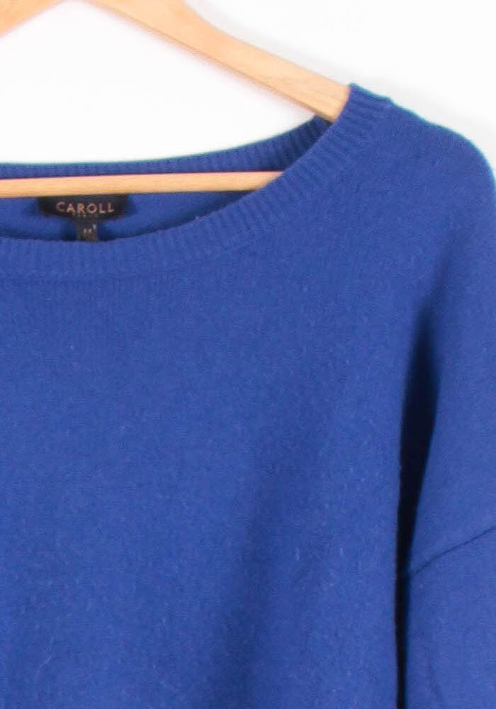 Pull Bleu - Taille M/38 de la marque Caroll | PARAD27480 - Vendu par Paradigme - Image 3