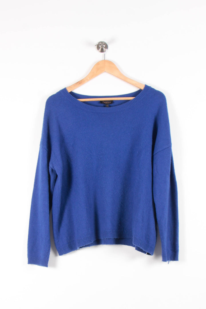 Pull Bleu - Taille M/38 de la marque Caroll | PARAD27480 - Vendu par Paradigme - Image 2
