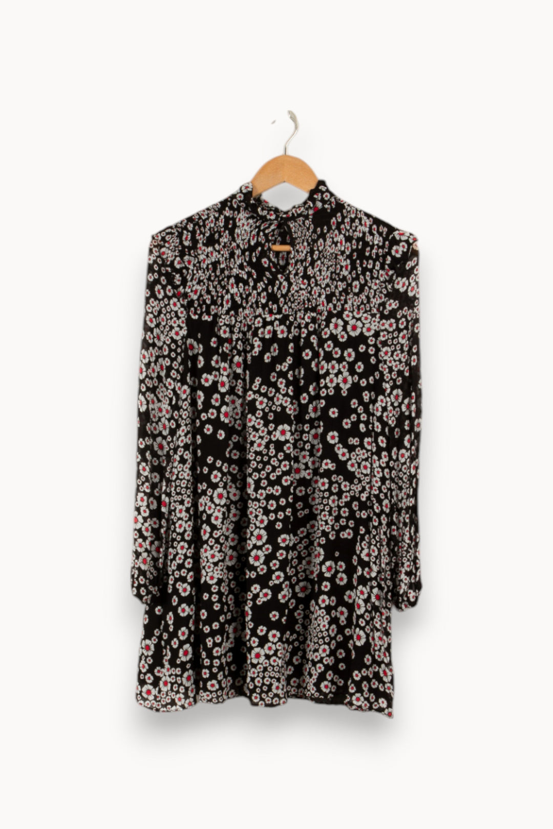 Robe noire à motifs - Taille S/36