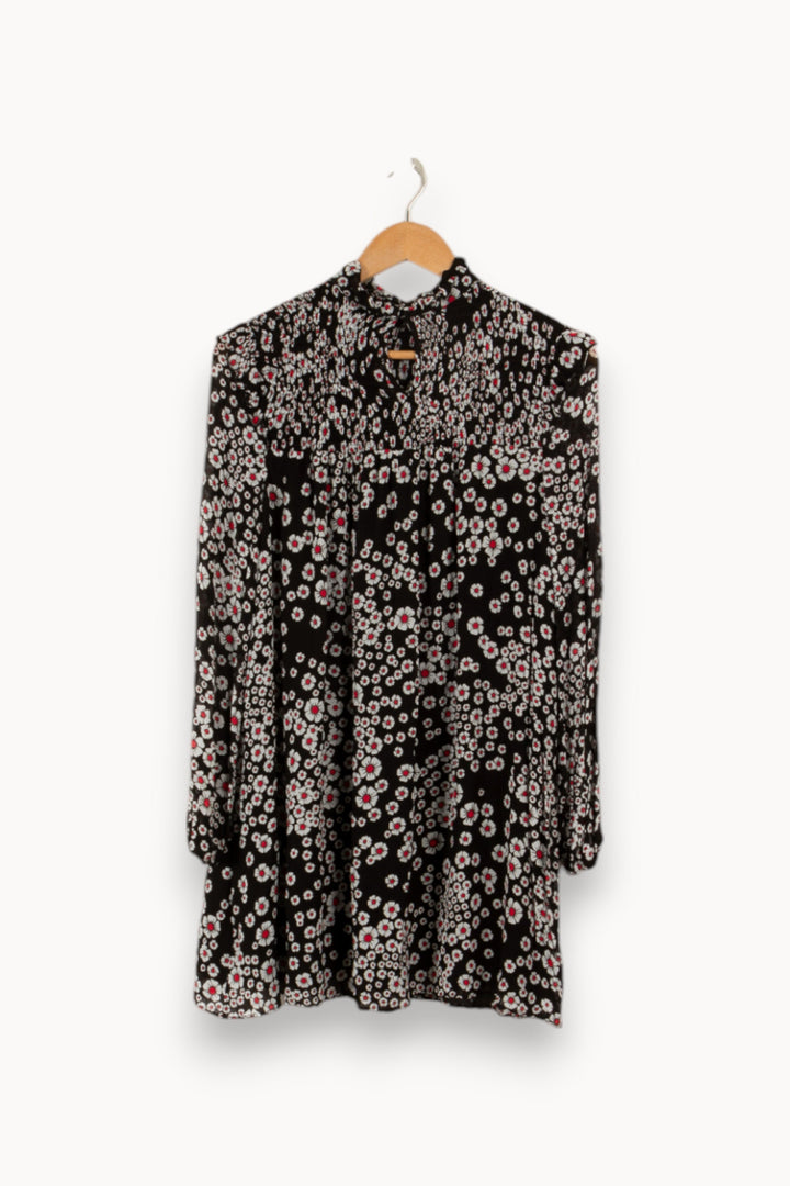 Robe noire à motifs - Taille S/36