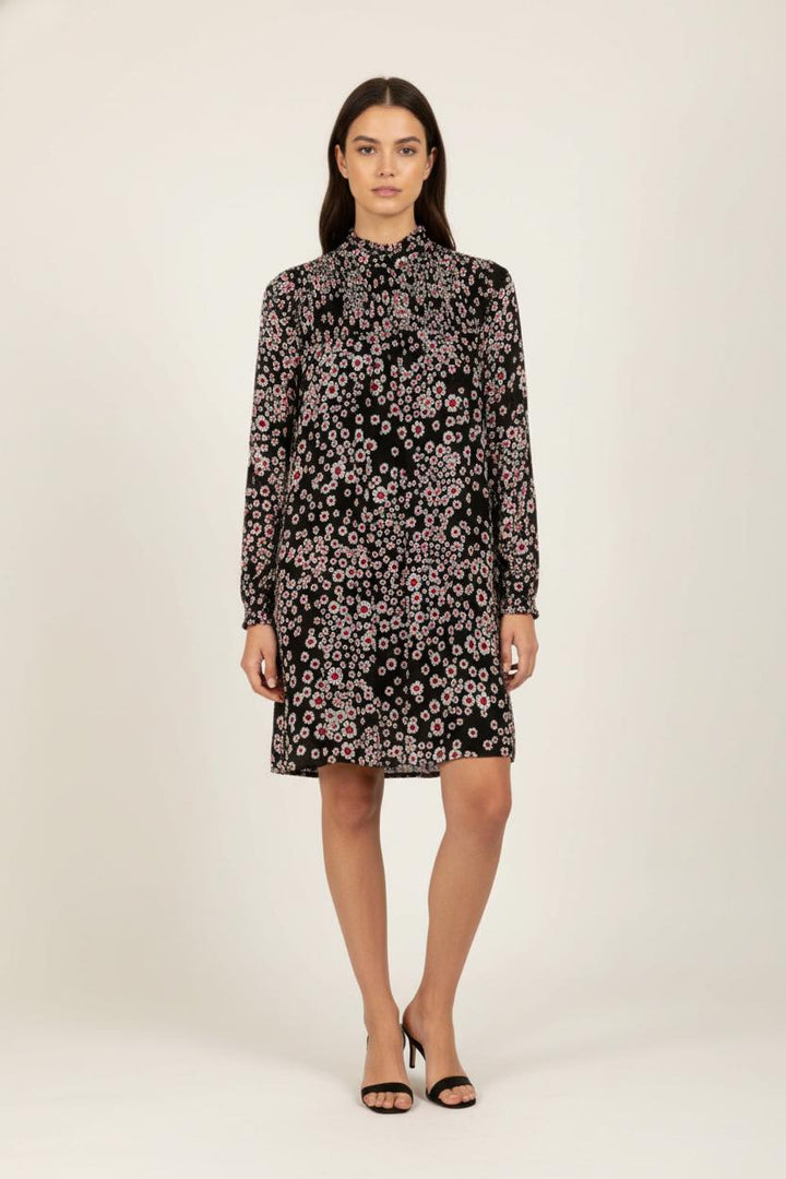 Robe noire à motifs - Taille S/36