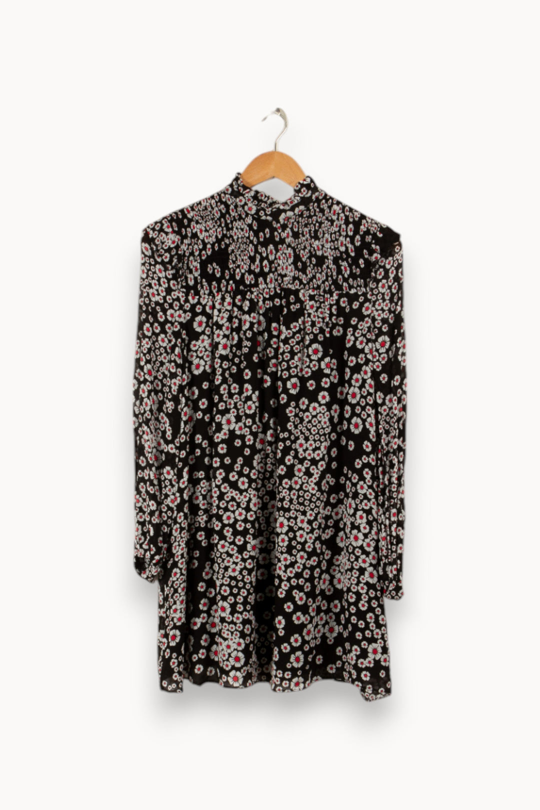 Robe noire à motifs - Taille S/36