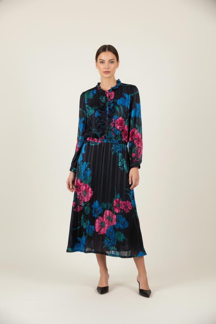 Robe longue multicolore - Taille S/36