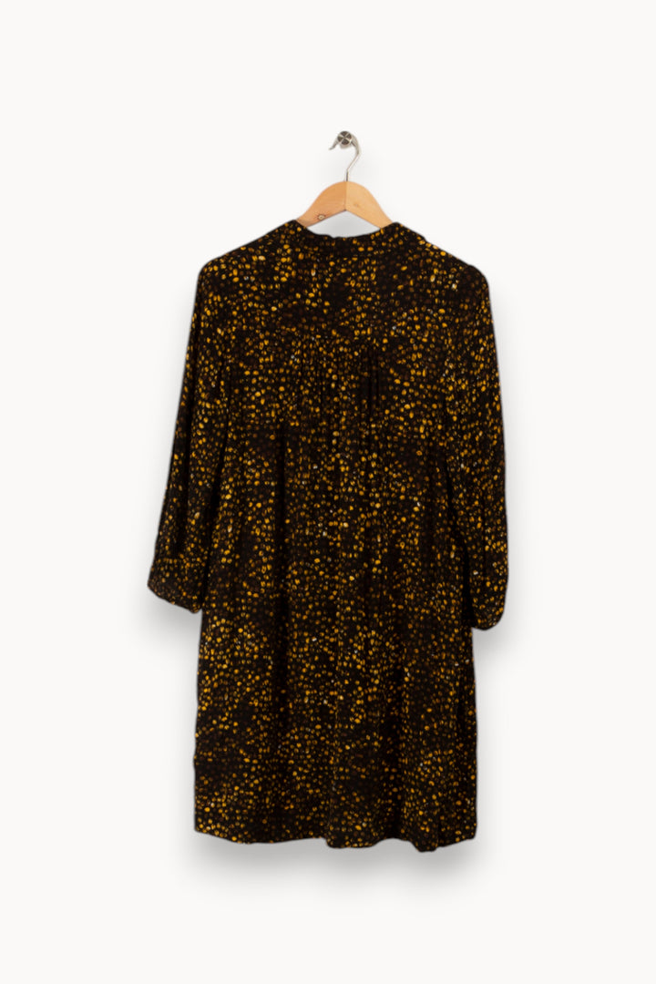 Robe noire et jaune - Taille S/36