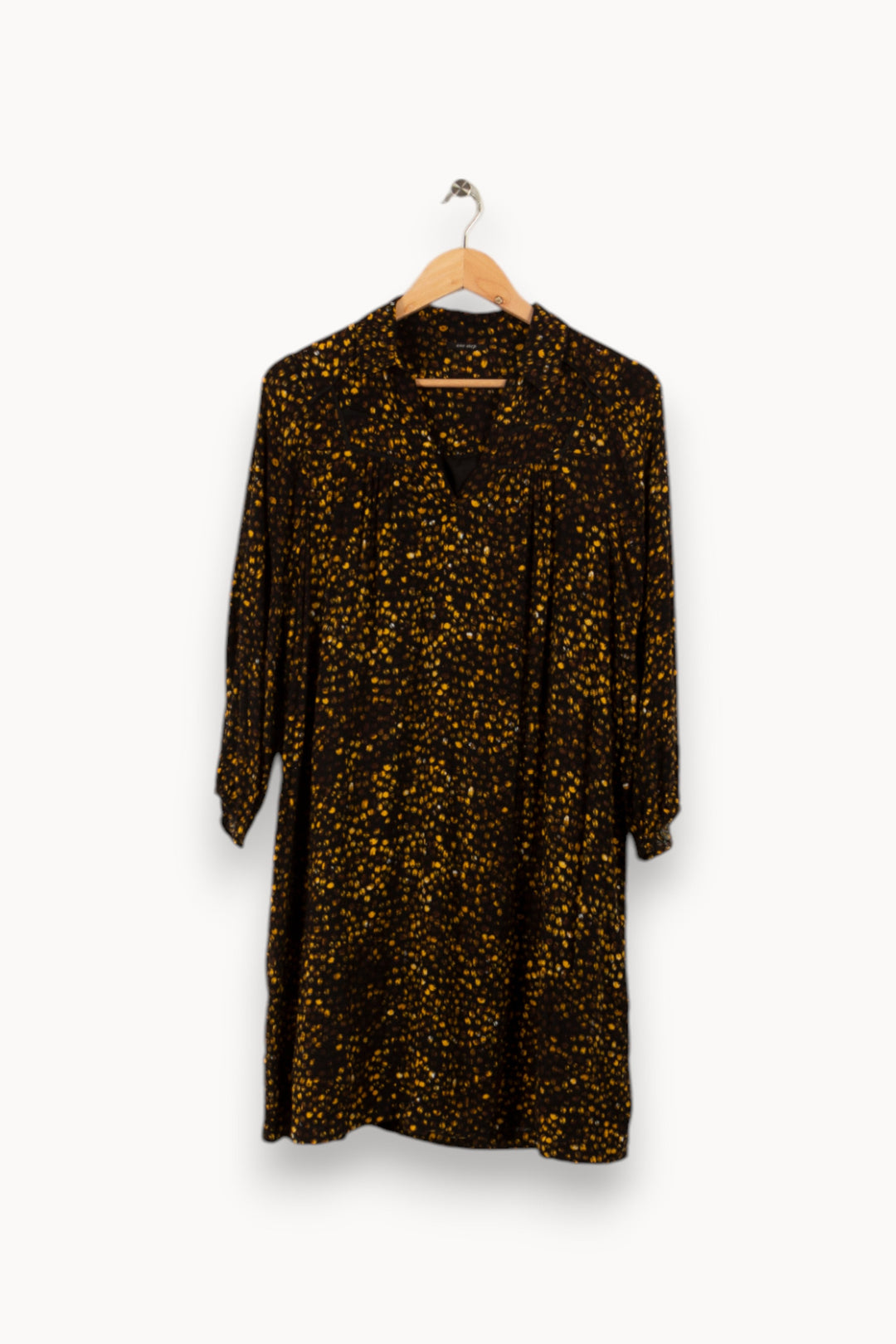 Robe noire et jaune - Taille S/36