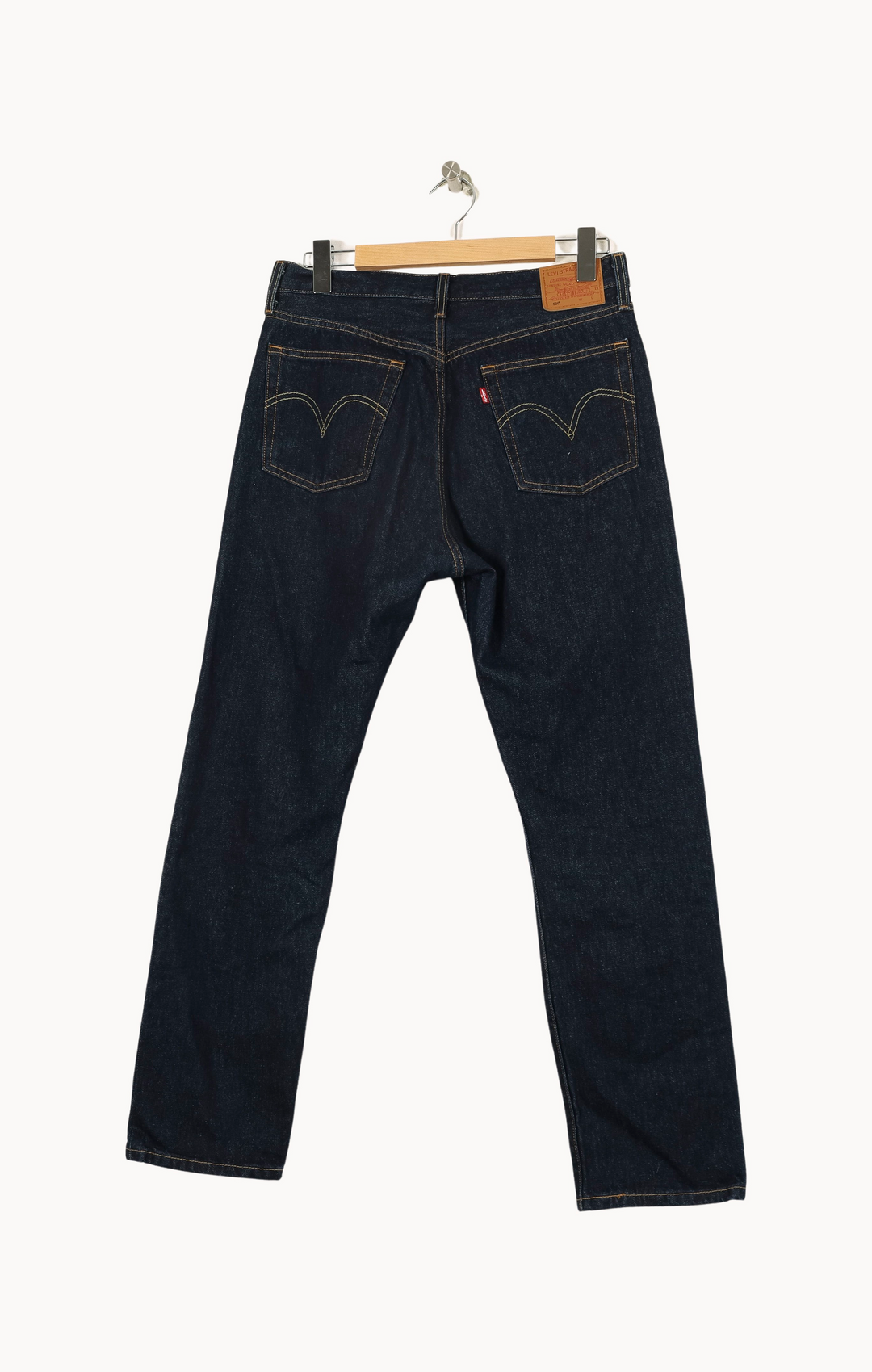 Jean Droit Bleu - Taille L/40 de la marque Levi's | PARAD27503 - Vendu par Paradigme - Image 4