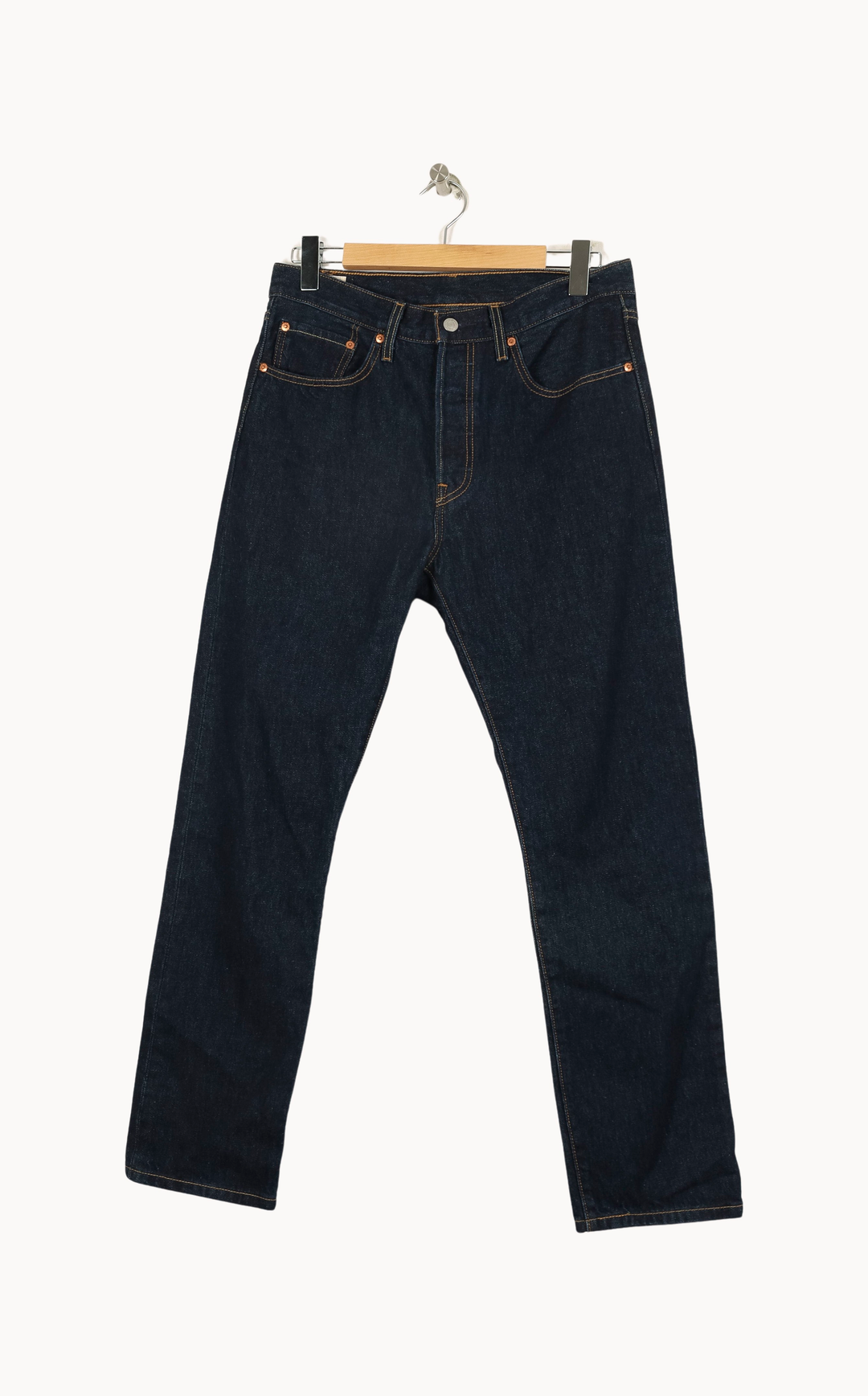 Jean Droit Bleu - Taille L/40 de la marque Levi's | PARAD27503 - Vendu par Paradigme - Image 2