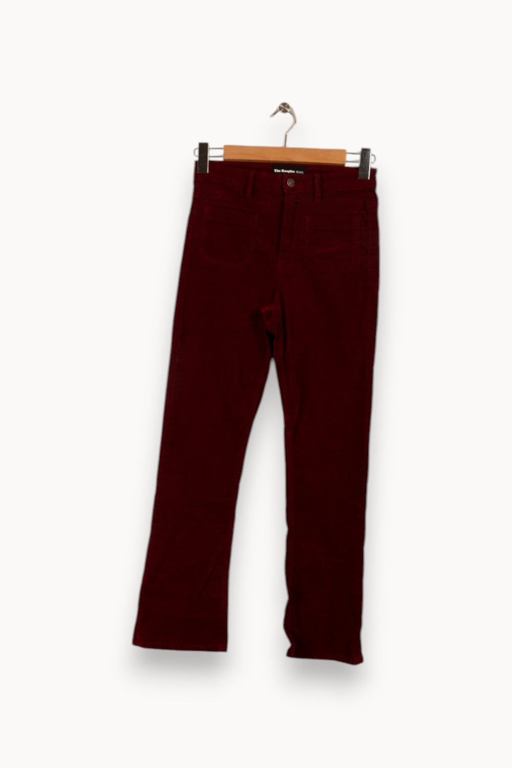 Pantalon côtelé bordeaux de la marque The Kooples | PARAD27534 - Vendu par Paradigme - Image 1