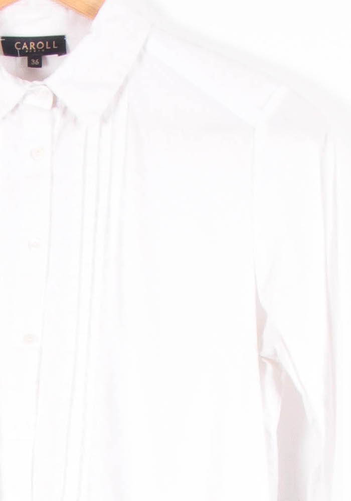 Chemise Blanche - Taille S/36 de la marque Caroll | PARAD27577 - Vendu par Paradigme - Image 3