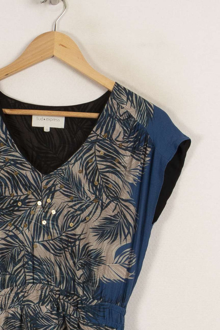 Robe bleue à motifs de la marque Sud express | PARAD27602 - Vendu par Paradigme - Image 1
