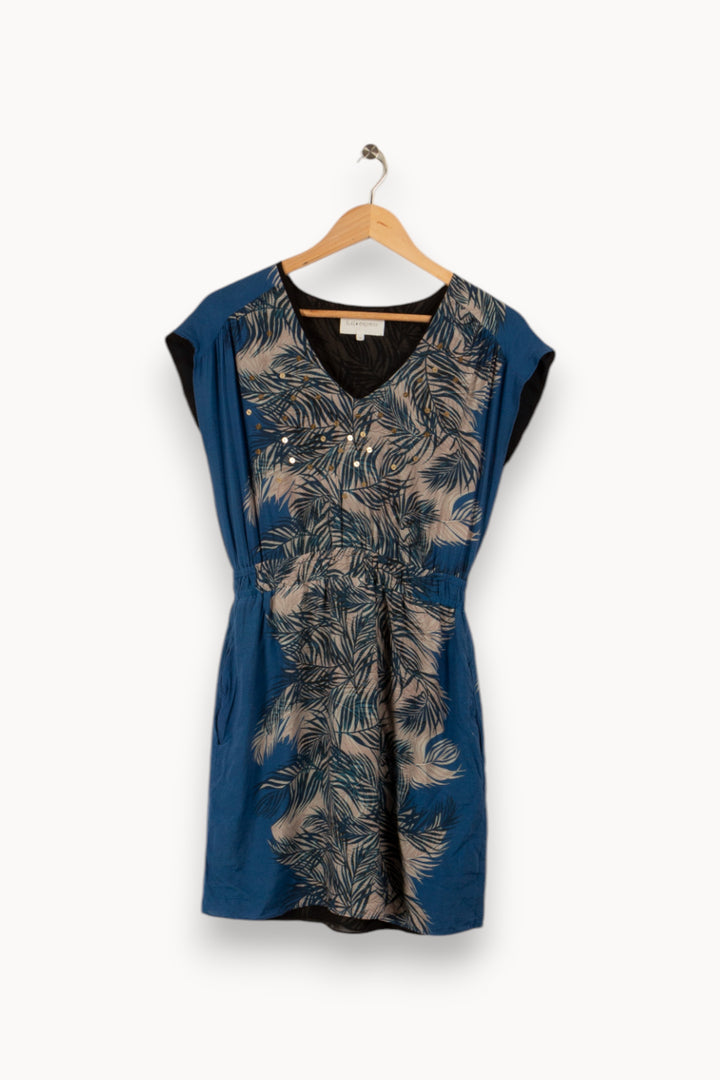 Robe bleue à motifs de la marque Sud express | PARAD27602 - Vendu par Paradigme - Image 3
