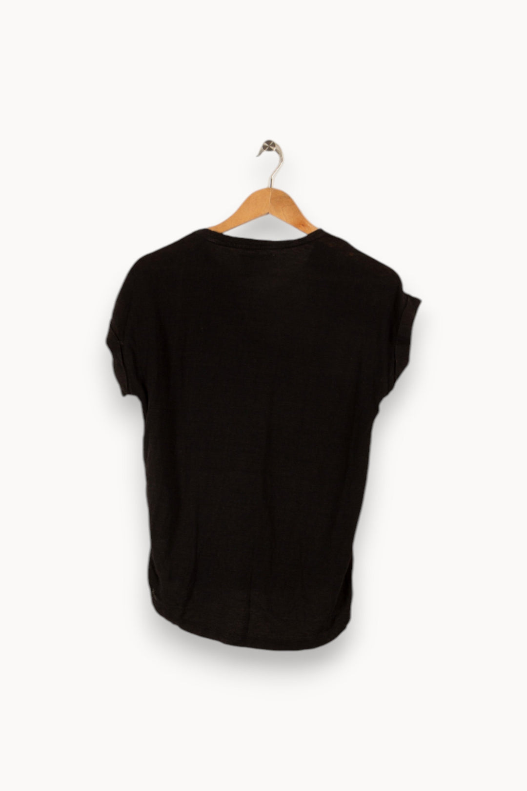 T shirt noir avec détails - Taille S/36