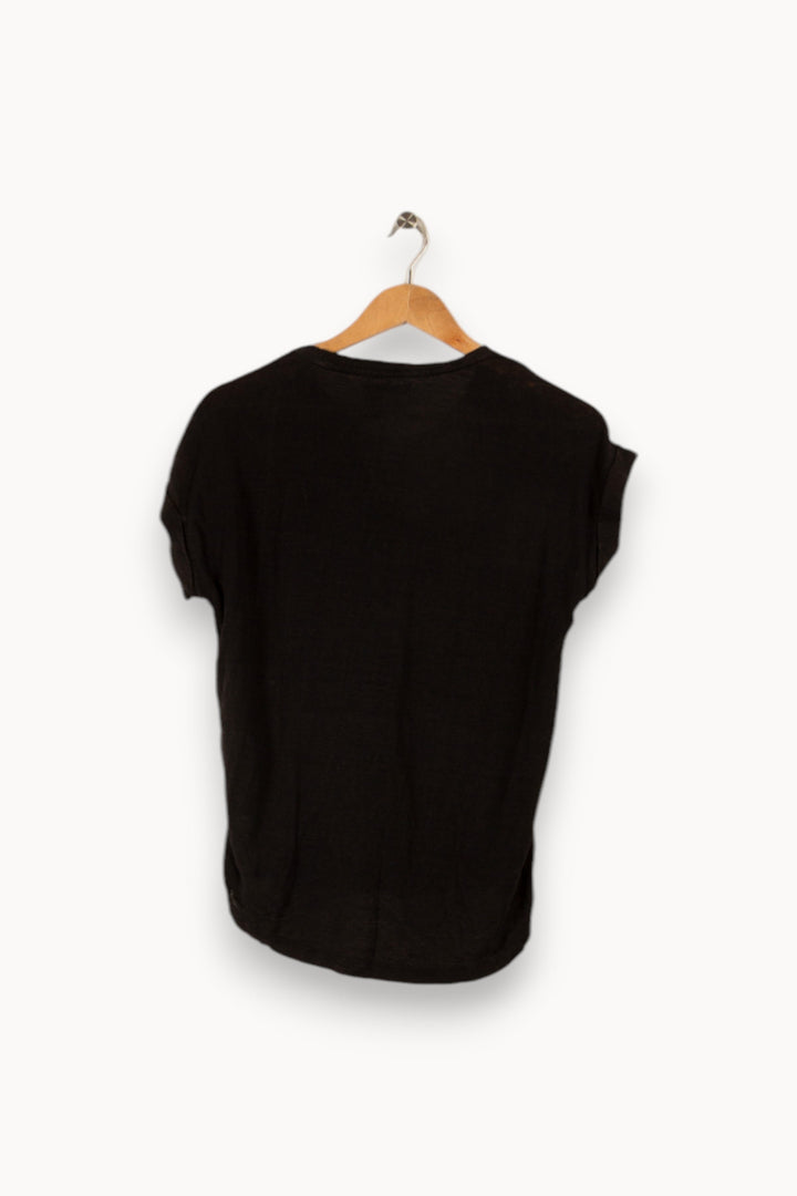 T shirt noir avec détails - Taille S/36