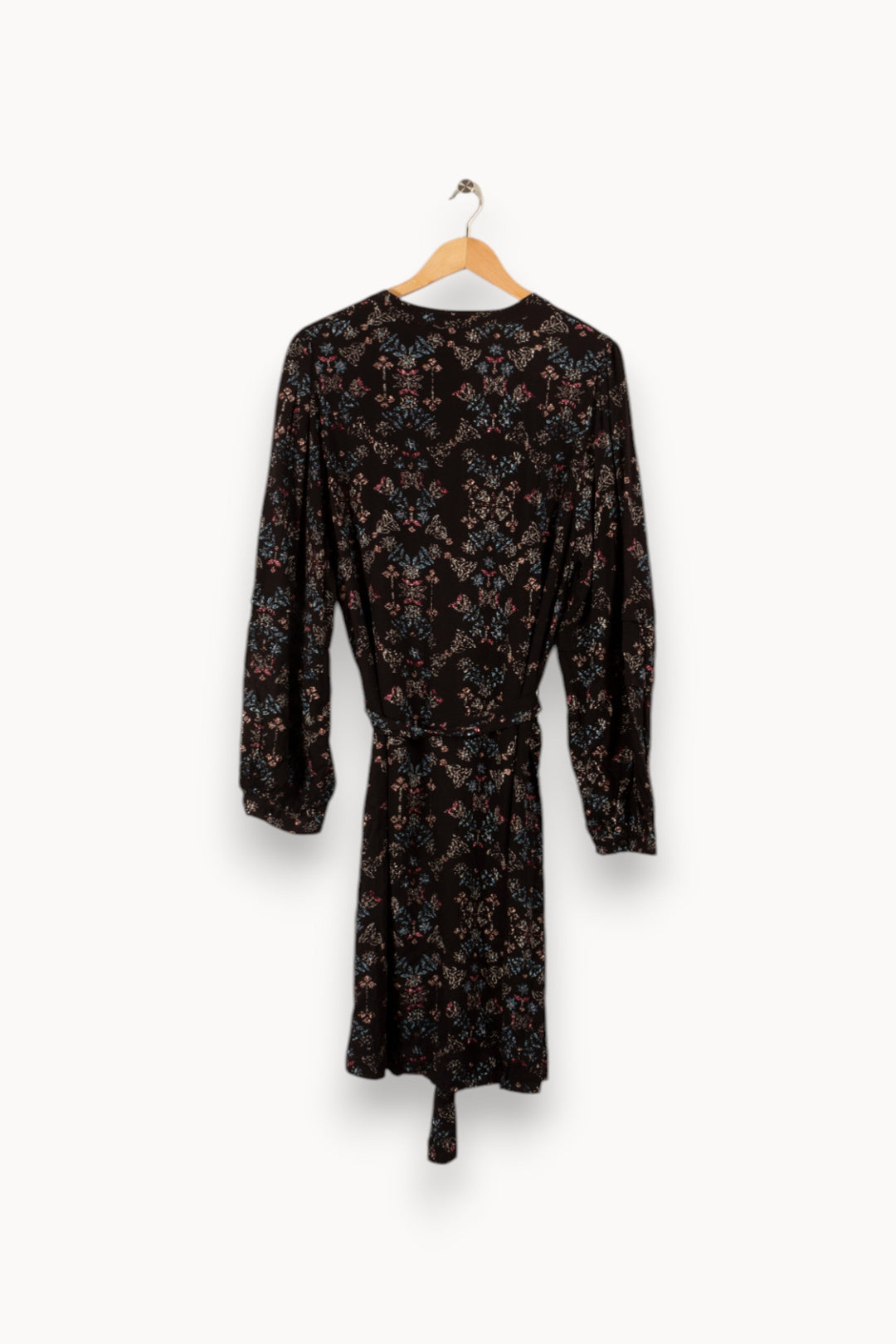 Robe longue noire à motifs - Taille XXL/44