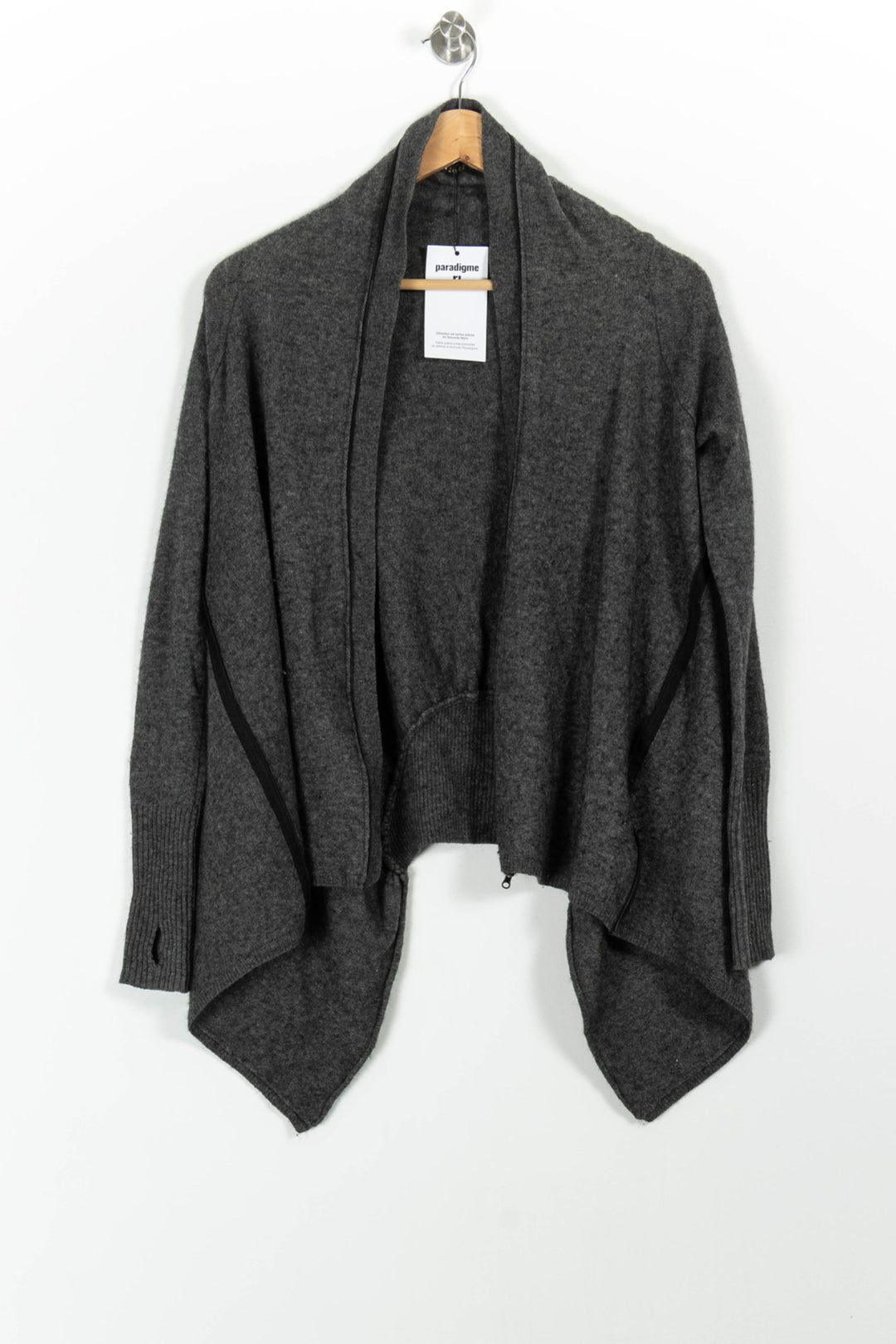 Cardigan Gris - Taille S/36 de la marque Bérénice | PARAD27619 - Vendu par Paradigme - Image 2
