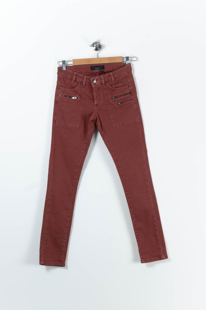 Jean Bordeaux - Taille XS/34 de la marque IKKS | PARAD27629 - Vendu par Paradigme - Image 2