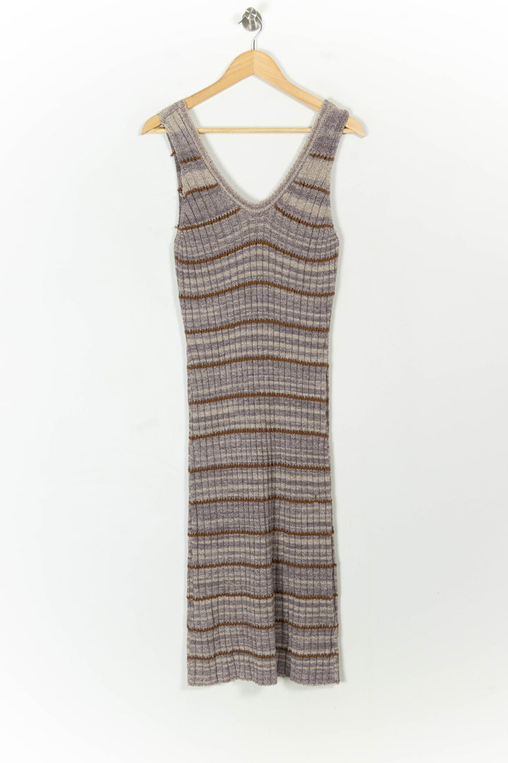 Robe Longue Violette et Marron - Taille L/40 de la marque Vanessa Bruno | PARAD27633 - Vendu par Paradigme - Image 4