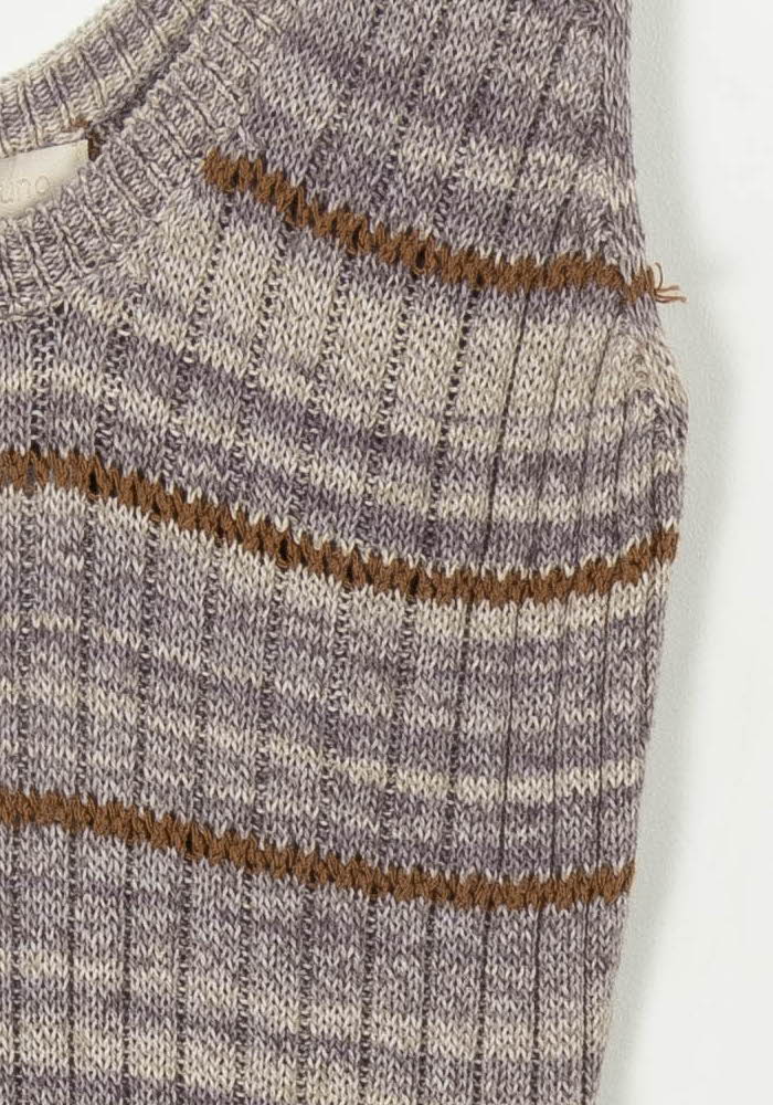Robe Longue Violette et Marron - Taille L/40 de la marque Vanessa Bruno | PARAD27633 - Vendu par Paradigme - Image 3