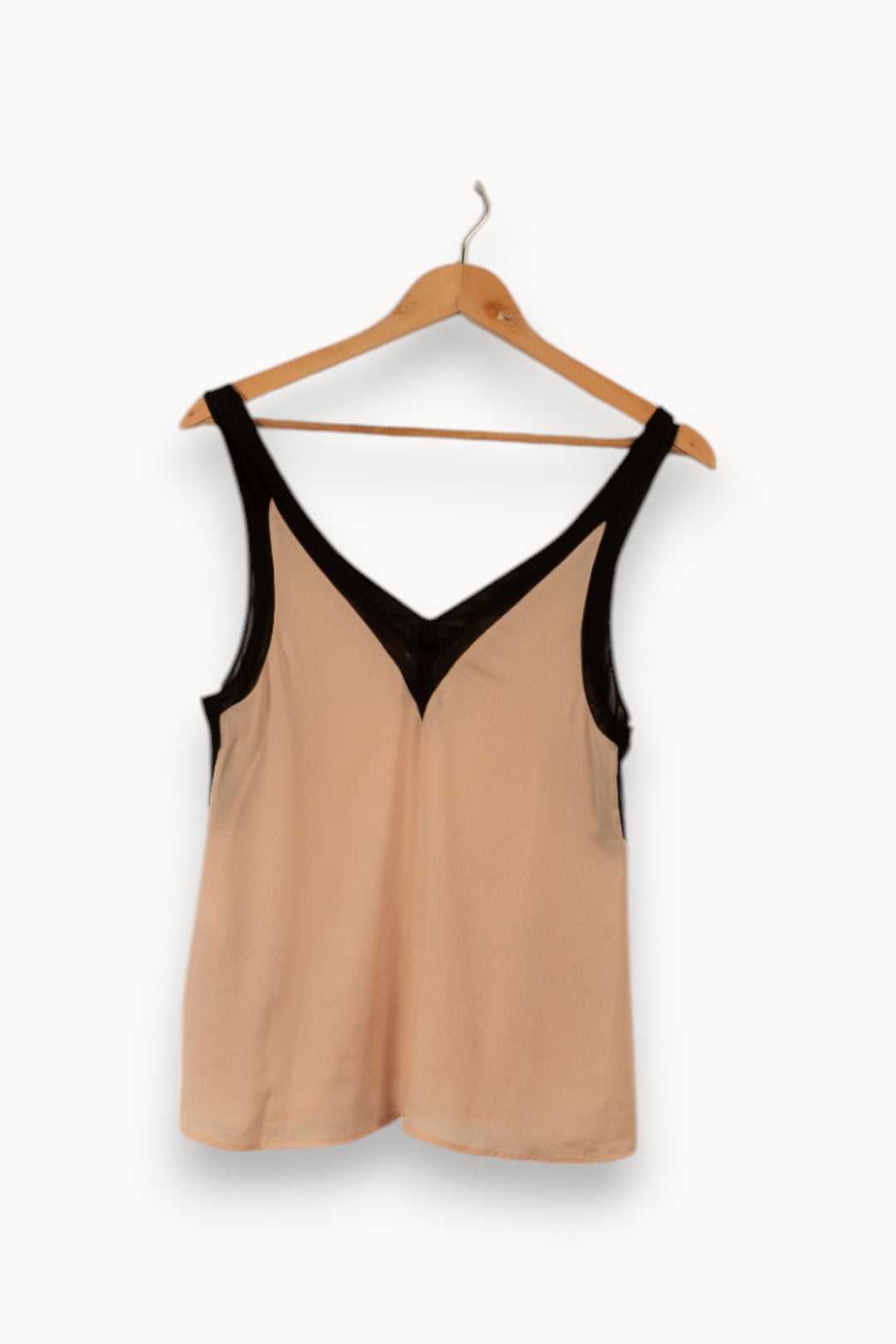 Débardeur beige et noir de la marque Sandro | PARAD27640 - Vendu par Paradigme - Image 1