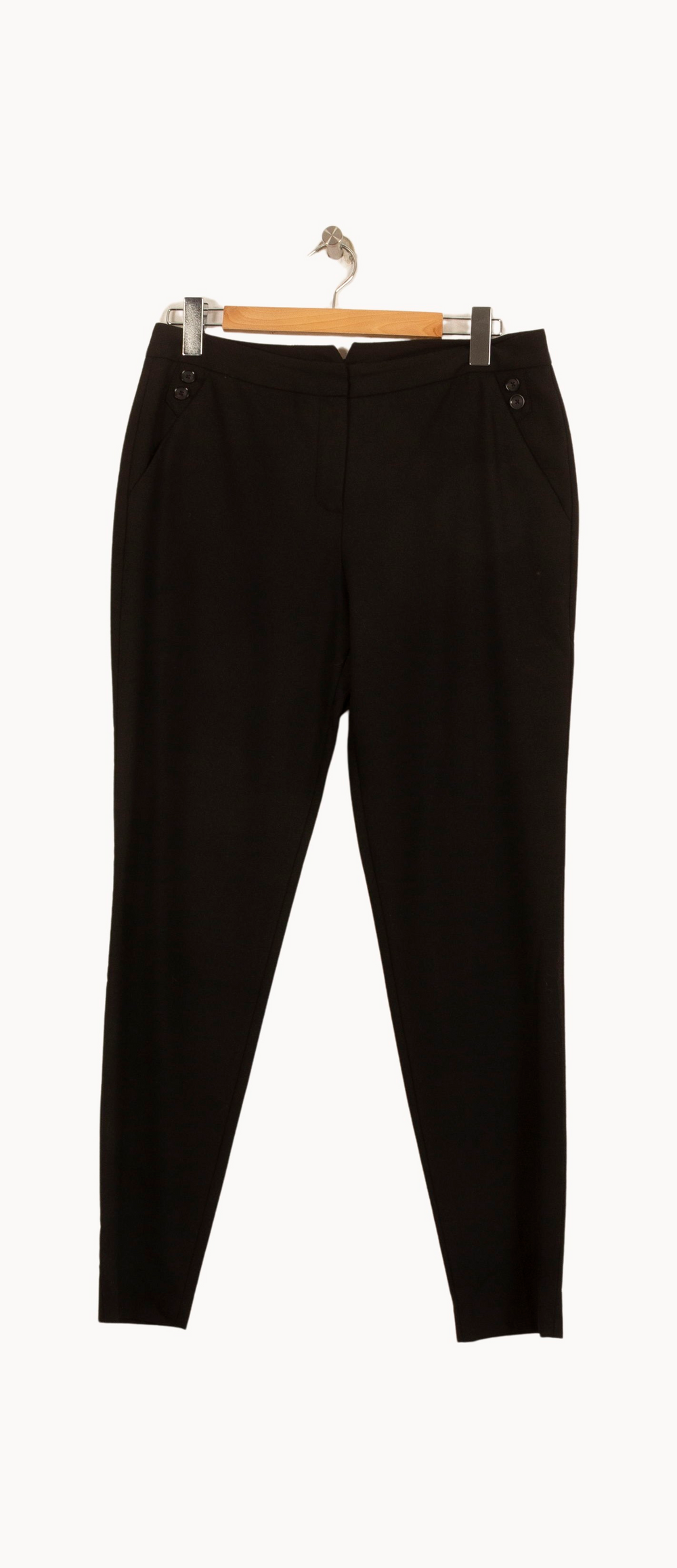 Pantalon Noir - Taille L/40 de la marque Caroll | PARAD27663 - Vendu par Paradigme - Image 2