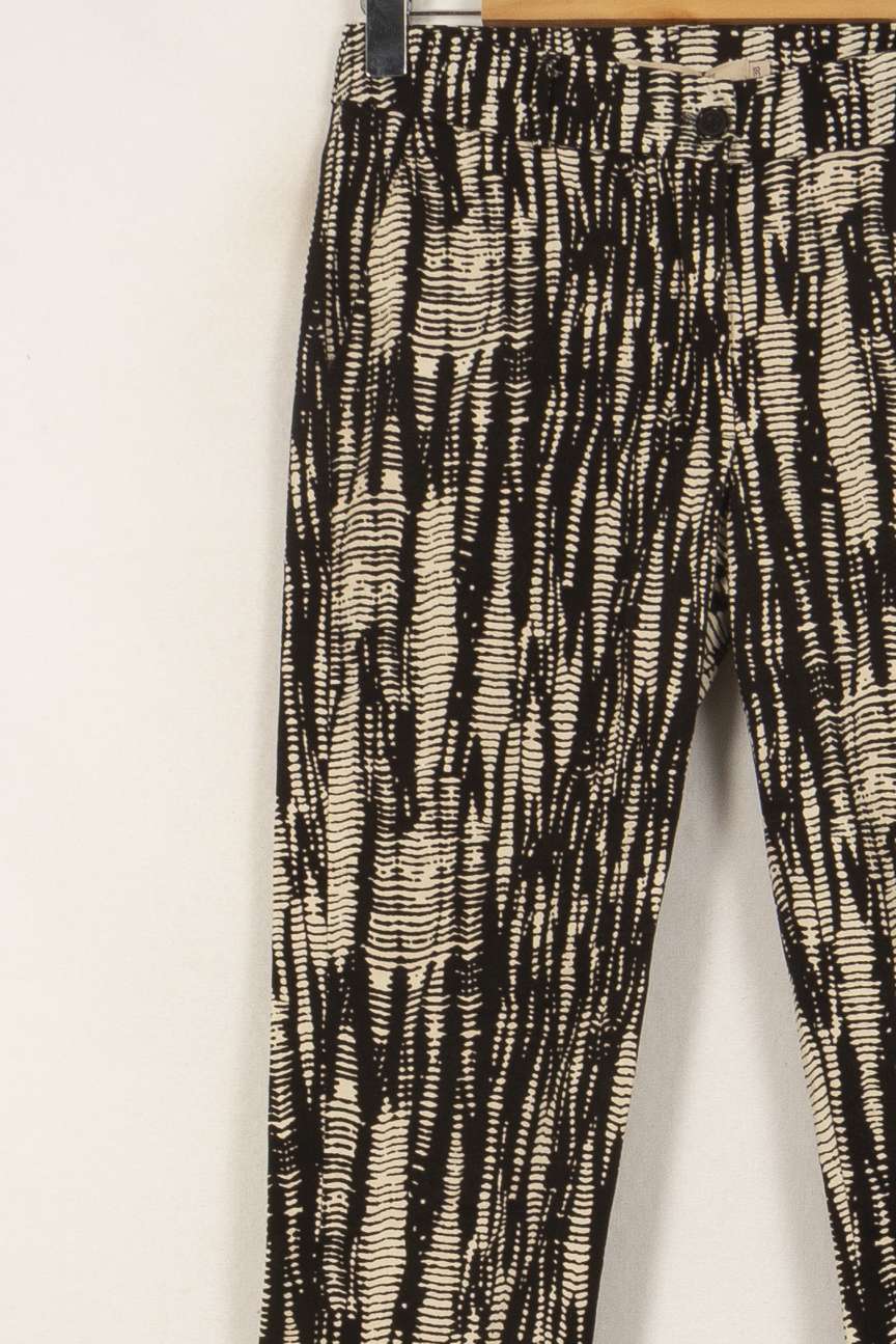 Pantalon Noir et Beige - Taille M/38 de la marque La Fée Maraboutée | PARAD27684 - Vendu par Paradigme - Image 3