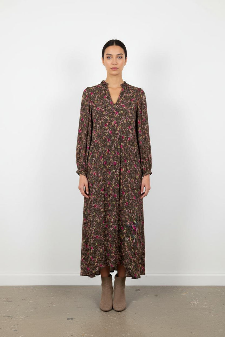 Robe longue multicolore - Taille M/38