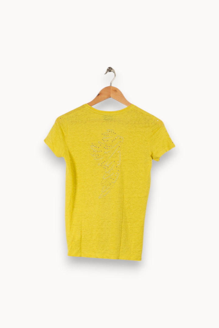 T shirt jaune de la marque Bérénice | PARAD27719 - Vendu par Paradigme - Image 2