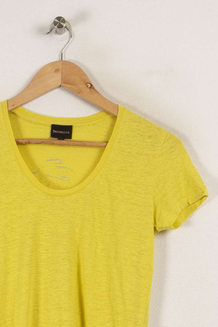 T shirt jaune de la marque Bérénice | PARAD27719 - Vendu par Paradigme - Image 1