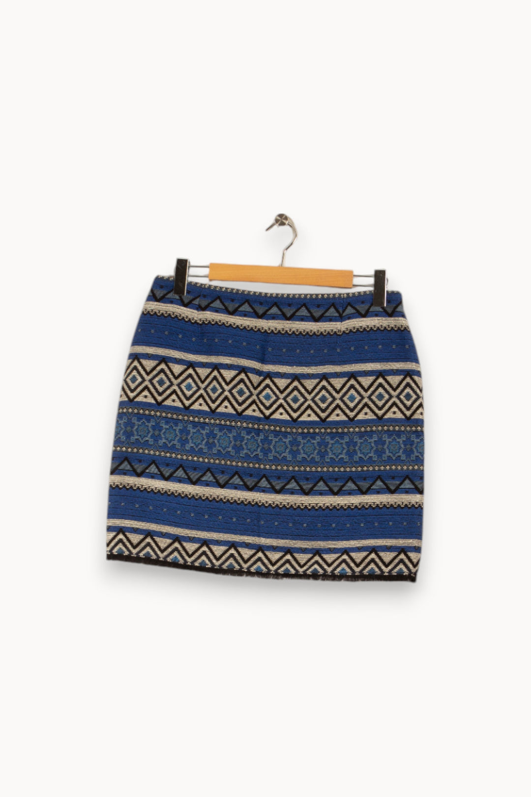 Jupe bleue à motifs - Taille XL/42