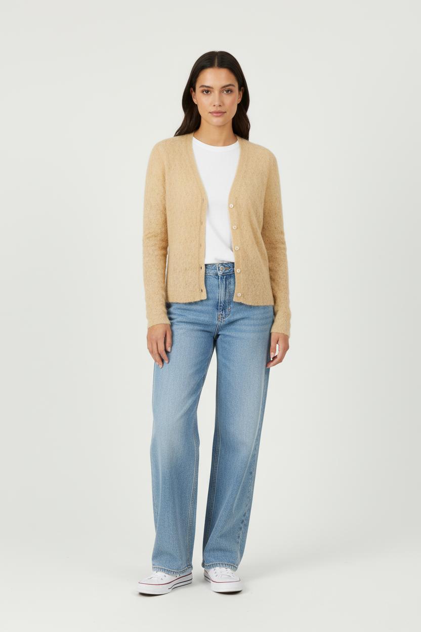 Cardigan beige - Taille L/40