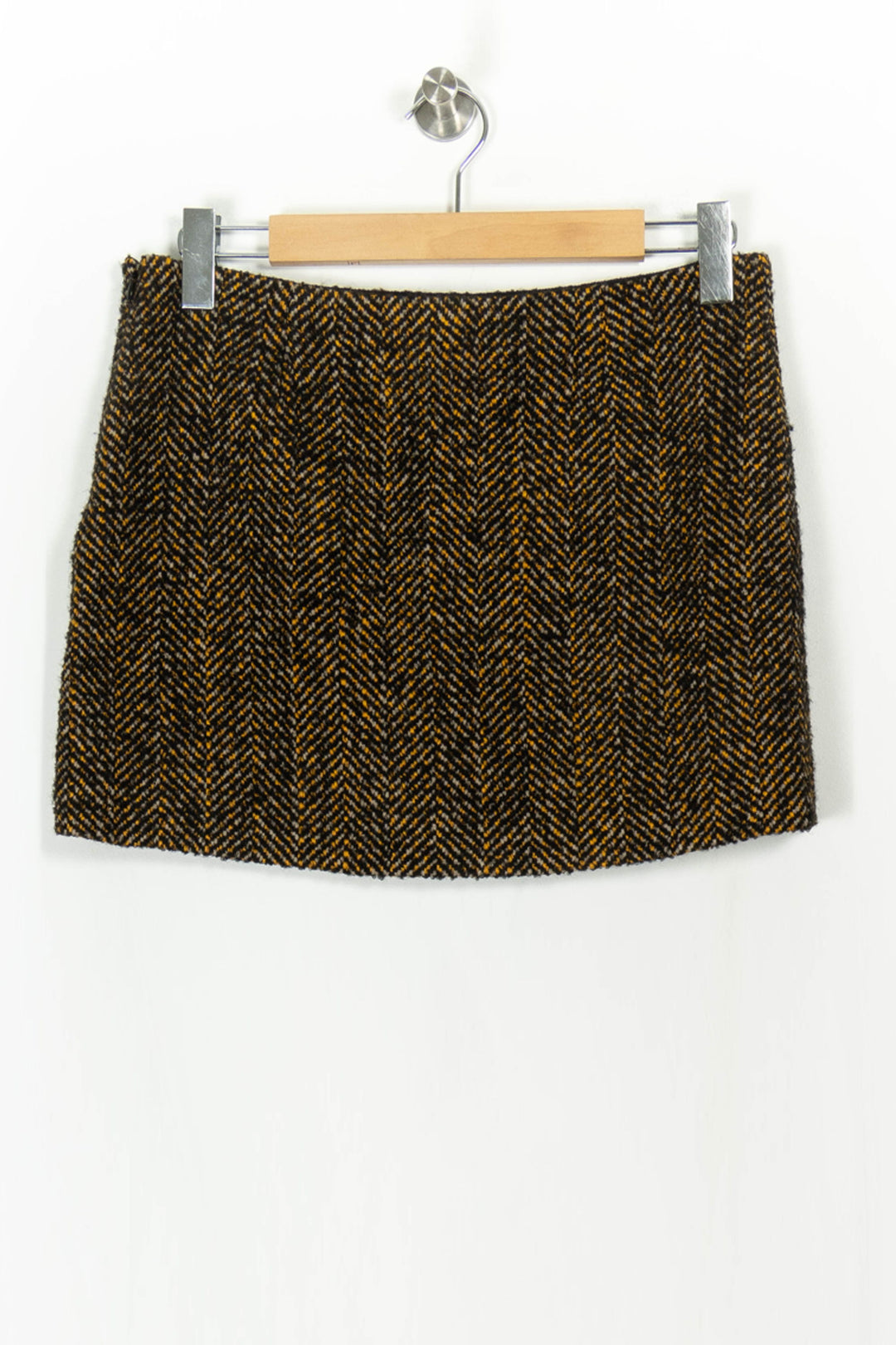 Jupe Courte Noire et Jaune - Taille L/40 de la marque Vanessa Bruno | PARAD27728 - Vendu par Paradigme - Image 4