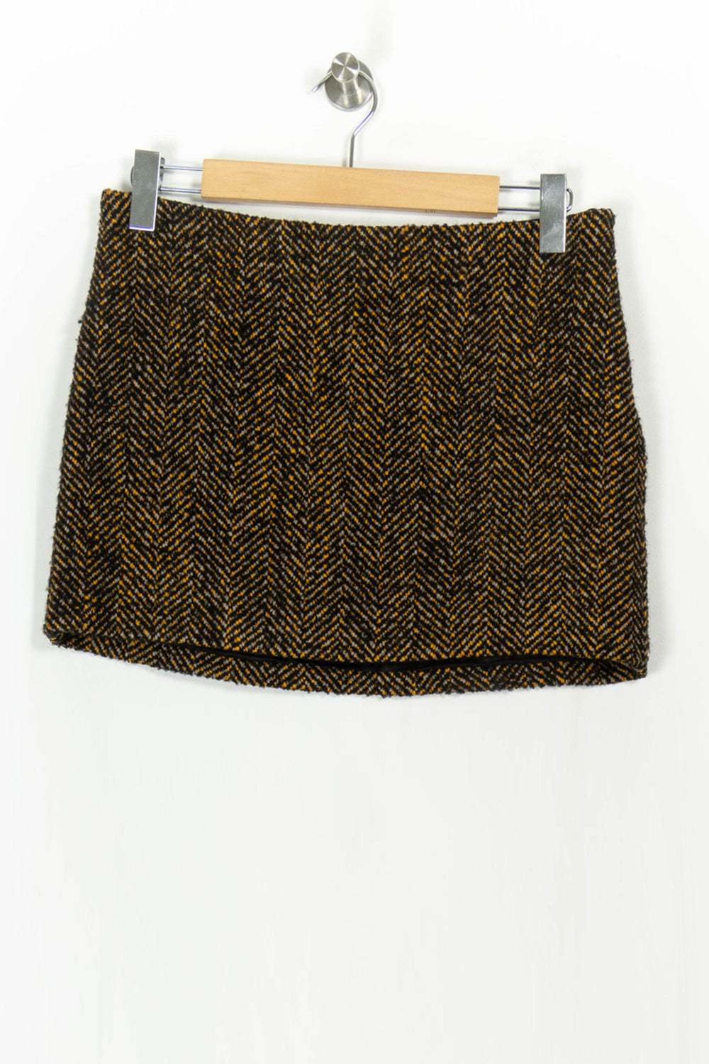 Jupe Courte Noire et Jaune - Taille L/40 de la marque Vanessa Bruno | PARAD27728 - Vendu par Paradigme - Image 2