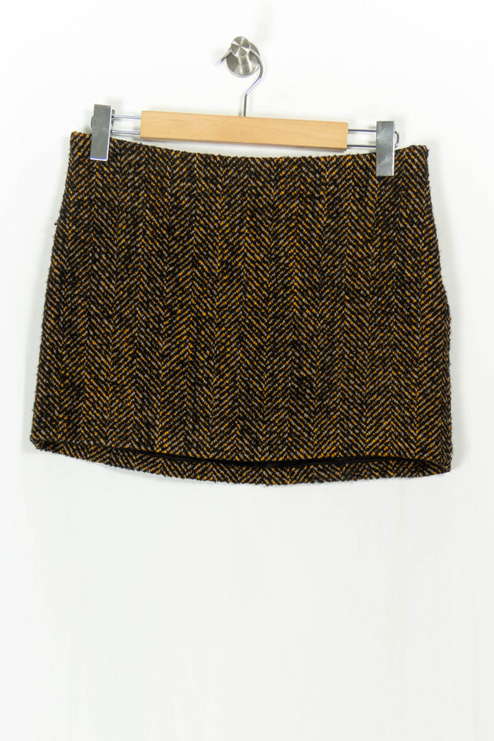 Jupe Courte Noire et Jaune - Taille L/40 de la marque Vanessa Bruno | PARAD27728 - Vendu par Paradigme - Image 2