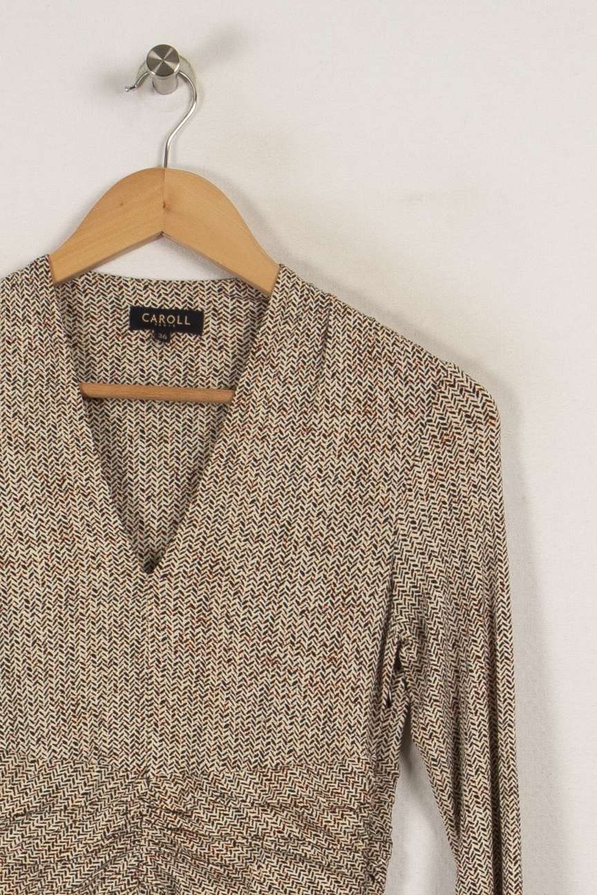 Robe multicolore de la marque Caroll | PARAD27733 - Vendu par Paradigme - Image 1