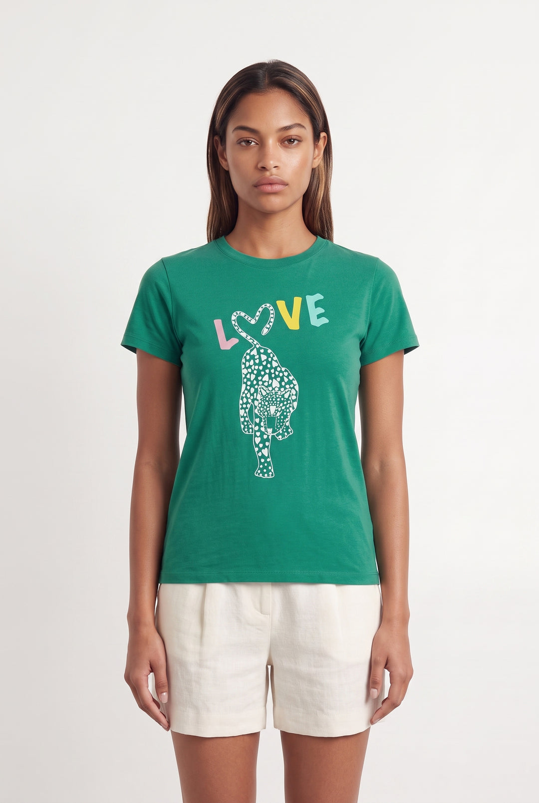 T-shirt Vert - Taille XS/34 de la marque Petite Mendigote | PARAD27736 - Vendu par Paradigme - Image 1