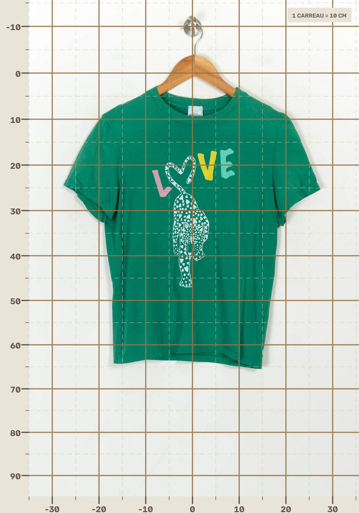 T-shirt Vert - Taille XS/34 de la marque Petite Mendigote | PARAD27736 - Vendu par Paradigme - Image 4
