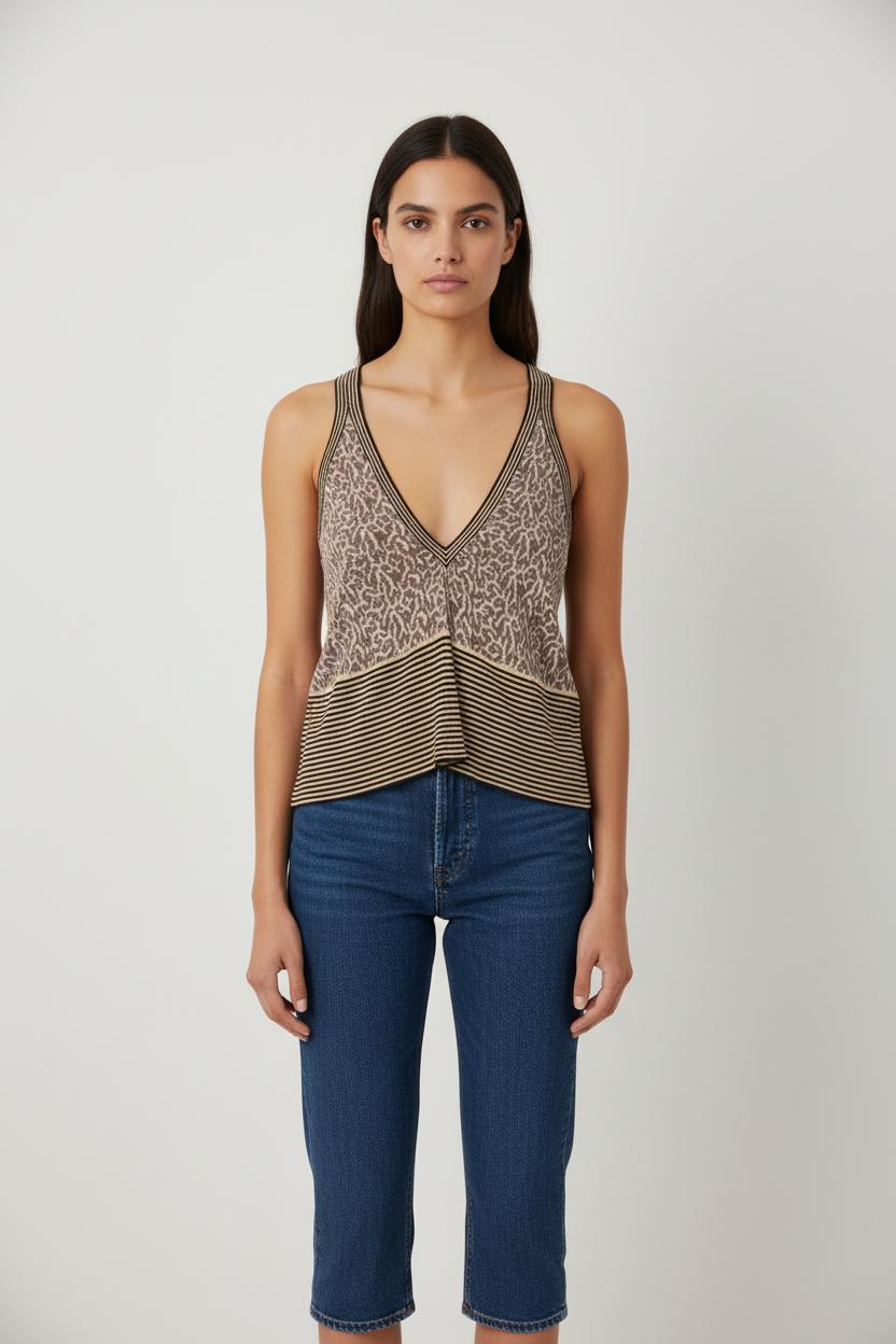 Top multicolore - Taille L/40
