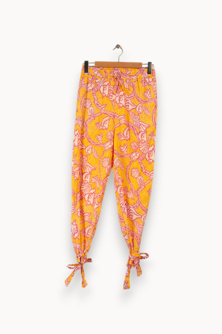 Pantalon jaune et rose - Taille S/36