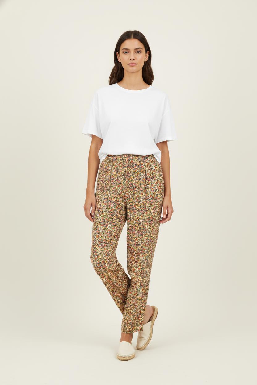 Pantalon multicolore - Taille S/36