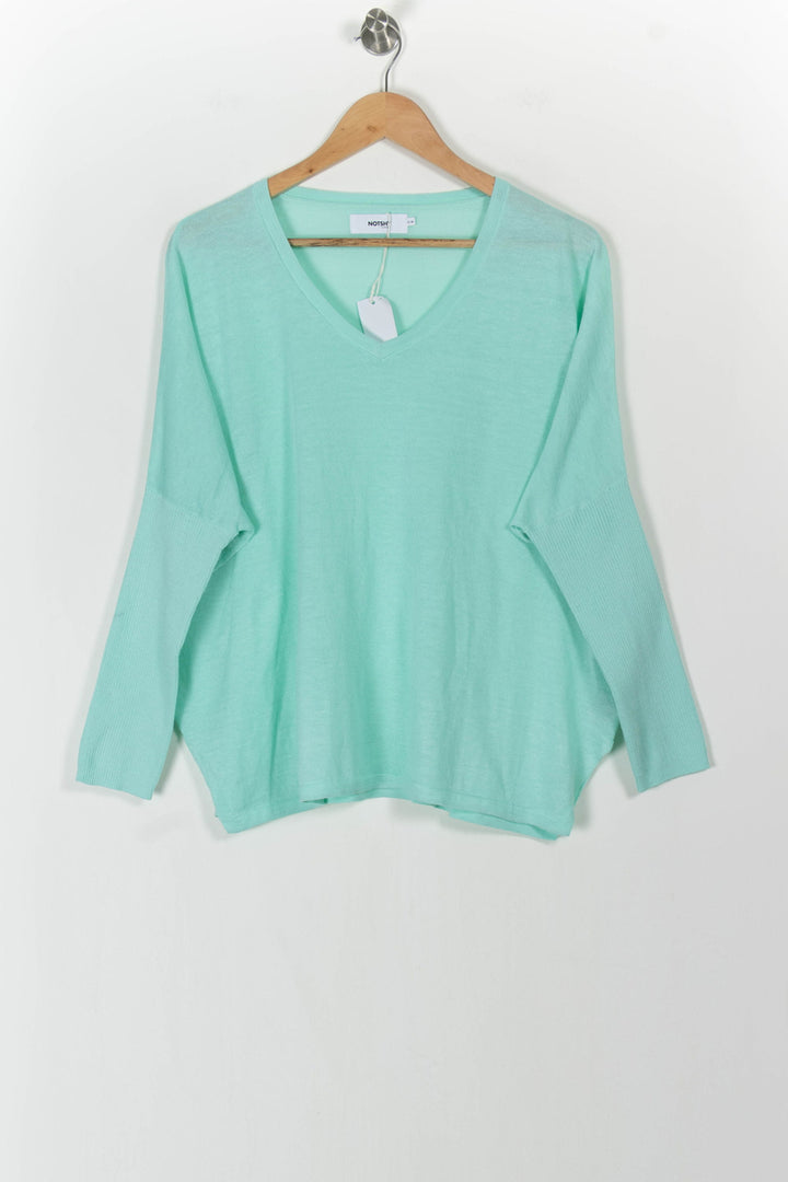 Pull Vert - Taille S/36 de la marque Notshy Cashmere | PARAD27762 - Vendu par Paradigme - Image 2