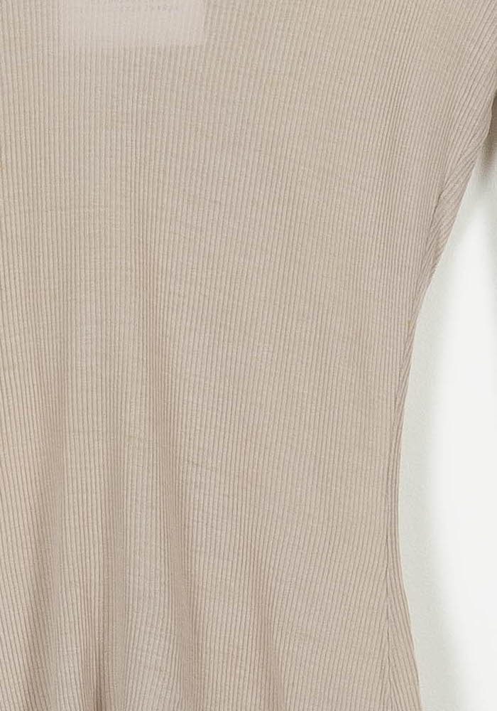 Tee-shirt manches longues Beige - Taille XS/34 de la marque Bérénice | PARAD27788 - Vendu par Paradigme - Image 3