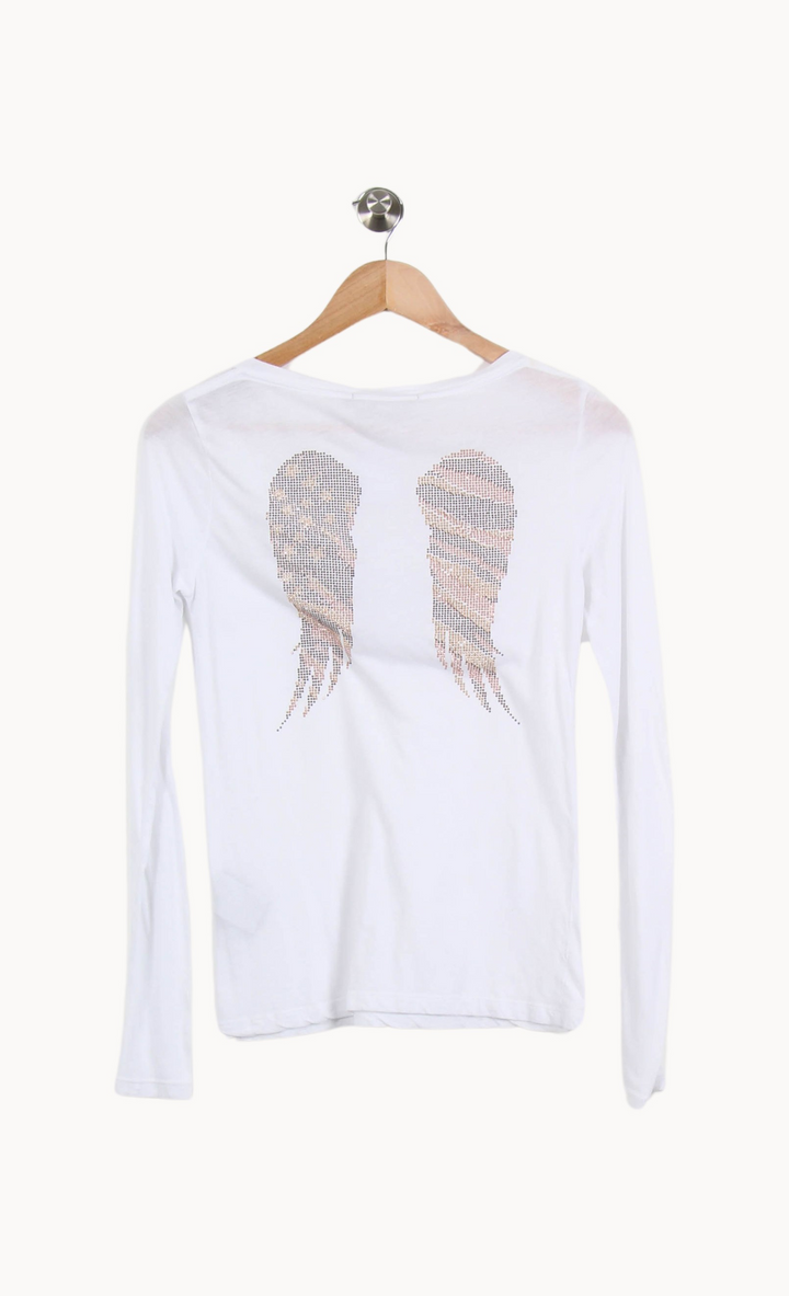 Tee-shirt Blanc - Taille XS/34 de la marque Bérénice | PARAD27791 - Vendu par Paradigme - Image 4