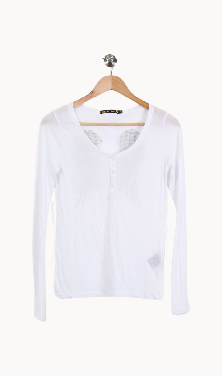 Tee-shirt Blanc - Taille XS/34 de la marque Bérénice | PARAD27791 - Vendu par Paradigme - Image 2