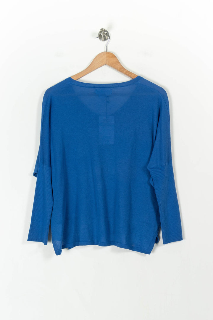 Pull Bleu - Taille S/36 de la marque Notshy Cashmere | PARAD27793 - Vendu par Paradigme - Image 4