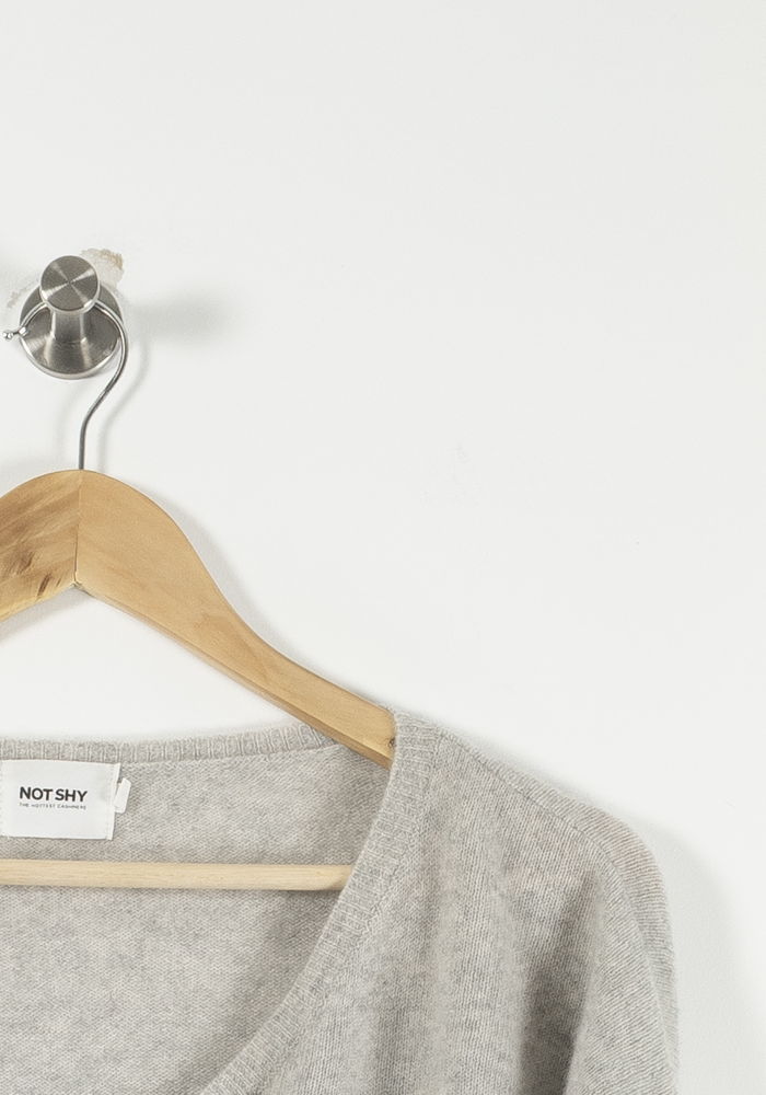Pull Gris - Taille S/36 de la marque Notshy Cashmere | PARAD27796 - Vendu par Paradigme - Image 3